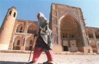 Uluh-Beg, a madrasah in the Uzbek town of Bukhara, on the old Silk Road trade route (AFP)