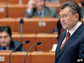 Президент Віктор Янукович виступив на сесії ПАРЄ у Страсбурзі