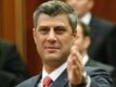 Kosovo -- Prime Minister Hashim Thaci during the moment of the declaration of independence in the Kosovo Parliament in Pristina, 17Feb2008