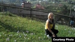 Nadia Zaslavska now lives in Kyiv and says she will never go back to Donetsk, which was her home for more than three decades.