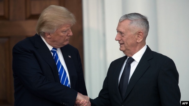 James Mattis və Donald Trump,19 noyabr 2016