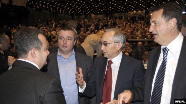 Miroslav Mišković sa Ivicom Dačićem i Dušanom Bajatovićem, foto: Vesna Anđić