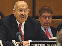 IAEA Director-General Muhammad el-Baradei addressing the Vienna meeting on November 22 (official site)
