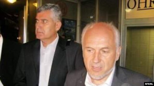 Inzko i Čović nakon sastanka u Mostaru, Foto: Tina Jelin