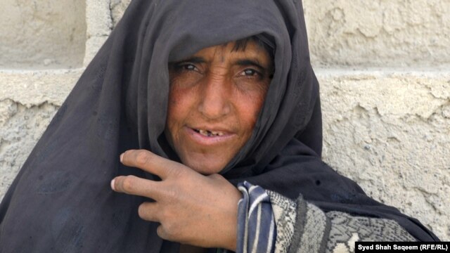 Ama Gullah, the mother of an Afghan National Army soldier killed two years ago in Qalat, Kandahar.
