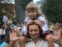 Ukraine -- Celebrating Independence Day in Ukraine, children, 24Aug2010