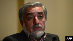 Afghan presidential frontrunner Abdullah Abdullah