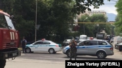Алматы көшелеріндегі күшейтілген қауіпсіздік шарасы. 20 шілде 2016 жыл.