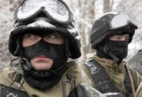 Elite Russian soldiers on counterterrorism exercises in midwinter (OSCE)