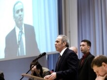 Russia -- opening of the National assembly of oppositional forces in Moscow, 17May2008, Garry Kasparov