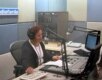 Radio Farda broadcaster Maryam Ahmadi, reading the first news broadcast of the new Radio Farda, December 18, 2002.