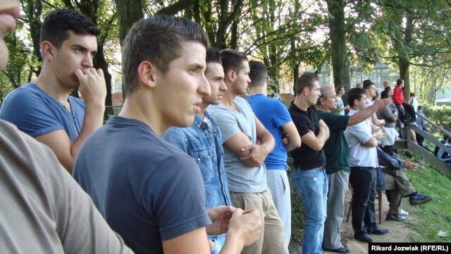 Some of the fans say the team represents the Muslim community in Brussels.