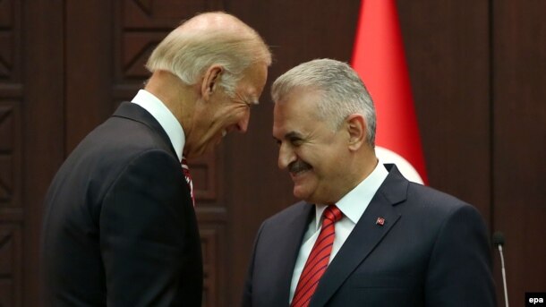 Biden və Yıldırım "kürd məsələsini" də müzakirə ediblər