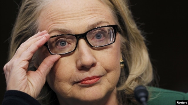 Hillary Clinton testifies in the Senate in January on the attack on U.S. diplomatic sites in Benghazi, Libya