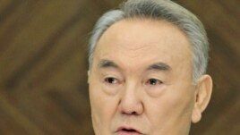 Kazakh President Nursultan Nazarbaev  