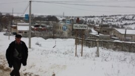 Peisaj de iarnă la Ialoveni