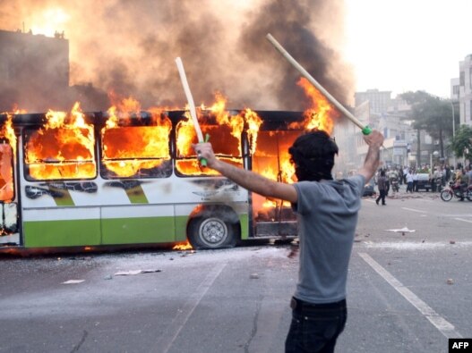 20 iyun 2009. Tehranda etraz nümayişləri