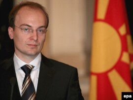 Министерот за надворешни работи Антонио Милошоски 