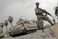 An Iraqi soldier patrols the Al-Adhamiyah district of Baghdad (file photo) (epa)