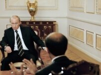 Putin speaking to reporters from India in Moscow today (ITAR-TASS)