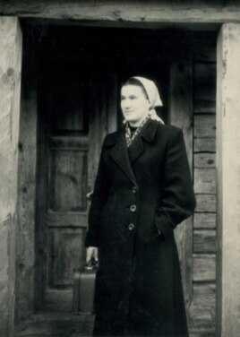 Ганна Пазьняк, 1958 год. Фота Зянона Пазьняка