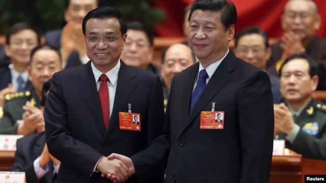 China's new prime minister and president, Li Keqiang (left) and Xi Jinping.