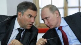 Владимир Путин и Вячеслав Володин: возможно, этот деловой разговор касался региональной политики