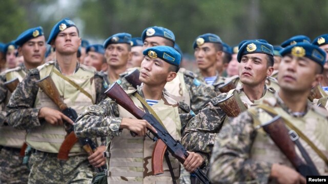 Troops from 11 nations are taking part in the exercises.