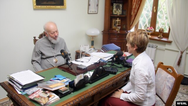 Митрополит Володимир (Сабодан) під час інтерв’ю Радіо Свобода, липень 2009 року