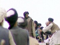 Mullah Omar (center, in 1996 photo) purportedly heads the Taliban leadership council (AFP)