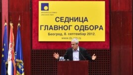 Boris Tadić na sednici Glavnog odbora DS-a, 8. septembar 2012.