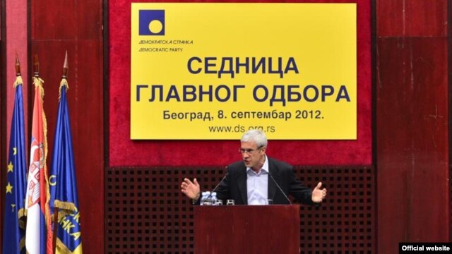 Boris Tadić na sednici Glavnog odbora DS-a, 8. septembar 2012.
