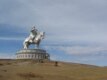 Улан Батыр читендәге далада Чыңгыз хан һәйкәле