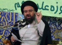 Ayatollah Ahmad Khatami denouncing the pope's remarks on September 17 (epa)