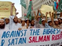 Pakistan has also seen protests against Britain's decision to give Rushdie a knighthood (epa)