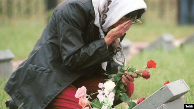 Богородское кладбище, Москва. Мемориал неизвестным солдатам, погибшим в Чечне