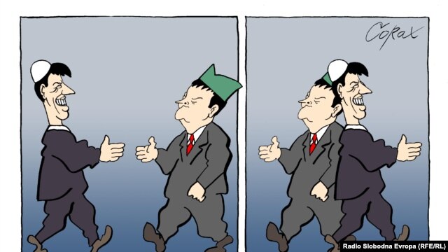 Karikatura Predraga Koraksića Coraxa