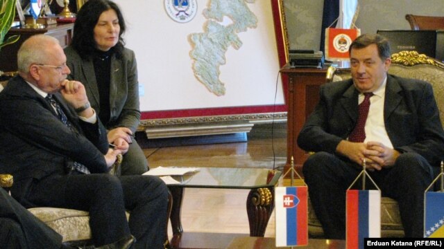Ivan Gašparovič i Milorad Dodik