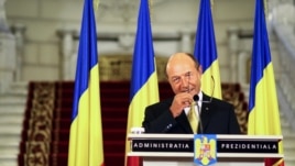 Romanian President Traian Basescu on July 3, 2012