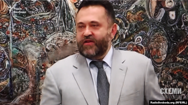 Сергій Цюпко під час відкриття Музею сучасного образотворчого мистецтва у 2009 році