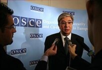 Kazakh Foreign Minister Qasymzhomart Toqaev in Vienna in late October (OSCE)