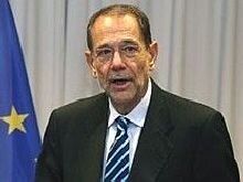 Belgium -- EU foreign policy chief Javier Solana at the General Affairs Council at EU headquarters in Brussels, 19Nov2007