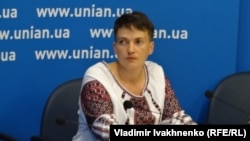 Украинская военнослужащая Надежда Савченко. Киев, 2 августа 2016 года.