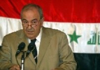 Interim Iraqi Prime Minister Iyad Allawi