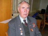 World War II veteran Mikhail Borisov (RFE/RL)