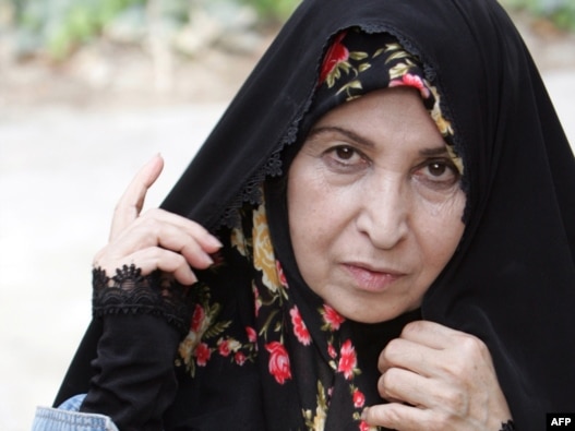 زهرا رهنورد، همسر میرحسین موسوی و از رهبران مخالفان دولت