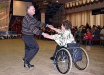 An evening party on International Day of Disabled Persons held at the Youth Palace in Bryansk, Russia (ITAR-TASS)