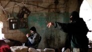 Боевики антиправительственной группировки "Джабхат аль-Нусра", Алеппо, 24 декабря 2012 года.