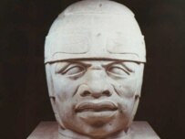 An Olmec sculpted head (AFP file photo)