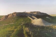 The remains of a Nestorian church in Suyab, Kyrgyzstan (UNESCO)